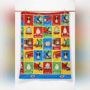 Vintage Thomas the Tank Engine Character Blanket